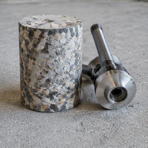 Concrete strength assessment illustrative finish