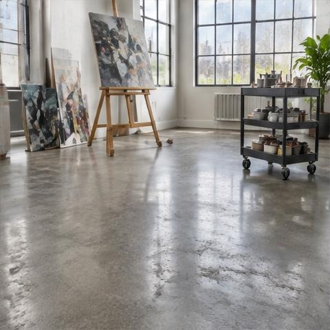 Concrete sealer illustrative finish
