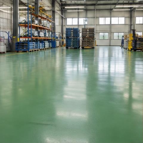 Epoxy coating illustrative finish
