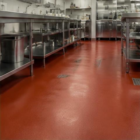 Polyurethane screed illustrative finish