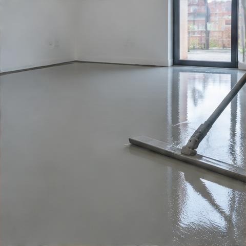 Self-levelling screed illustrative finish